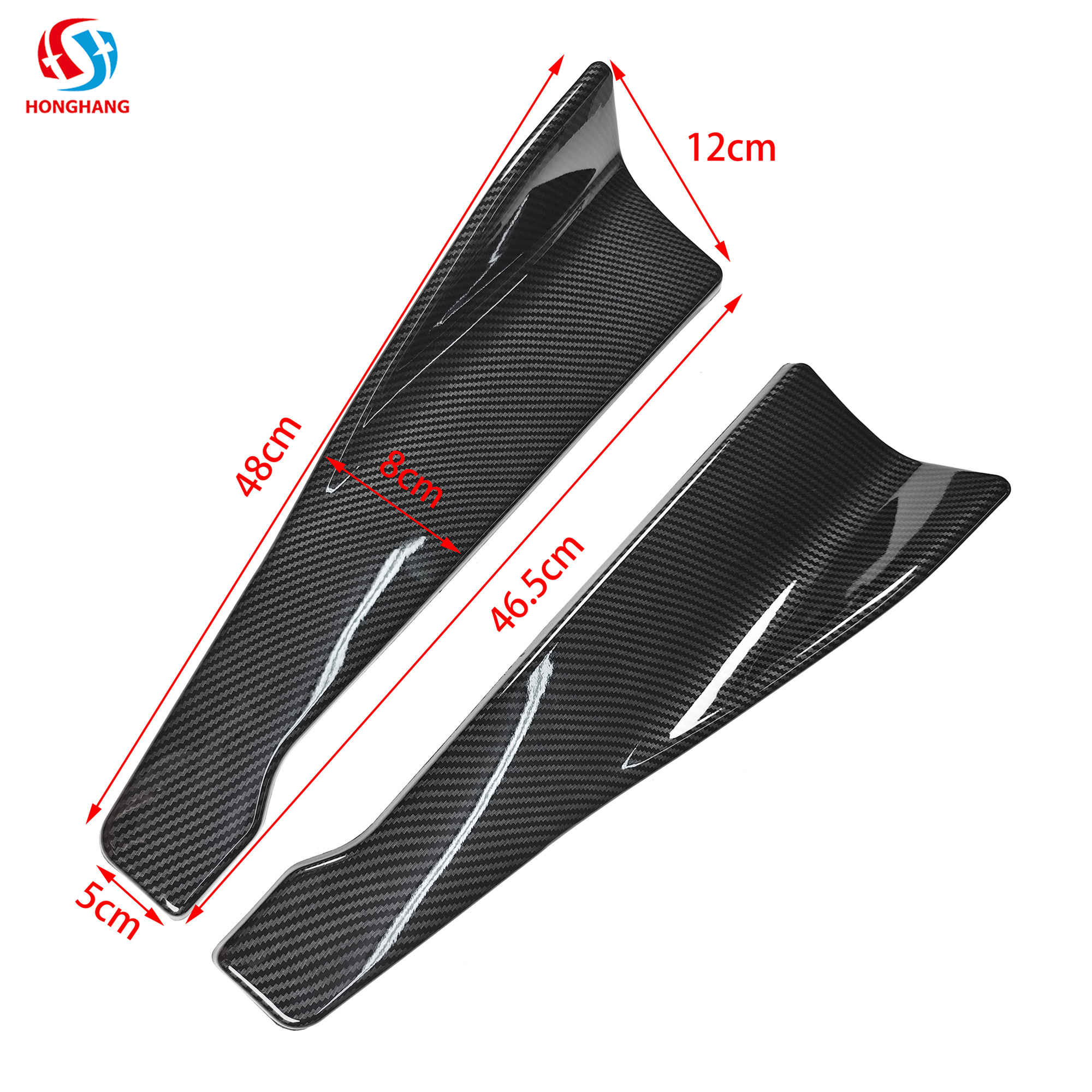Type B Universal Rear Bumper Spitter Side Corner Protector Lip For All Cars 