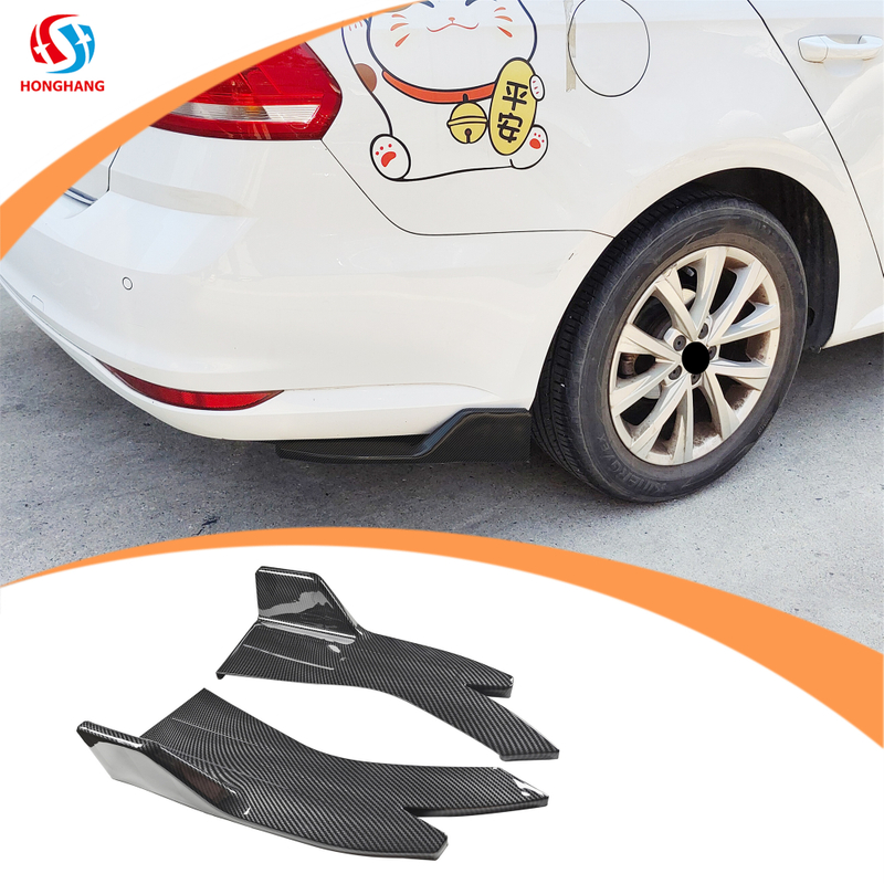 Type D Universal Rear Bumper Spitter Side Corner Lip For All Cars Benz BMW Audi VW