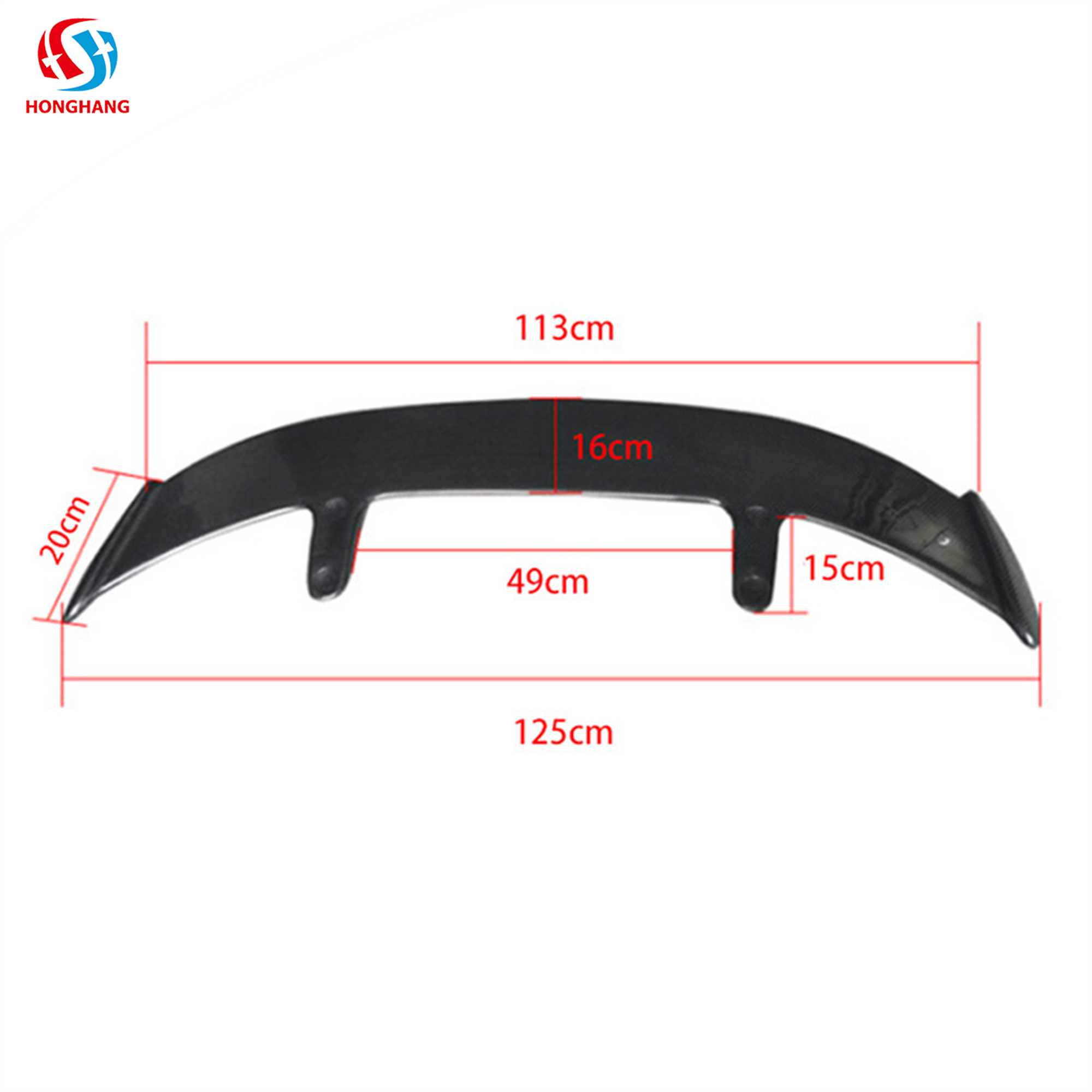 Type G Universal ABS Rear Wing Spoiler Rear Spoiler For All car