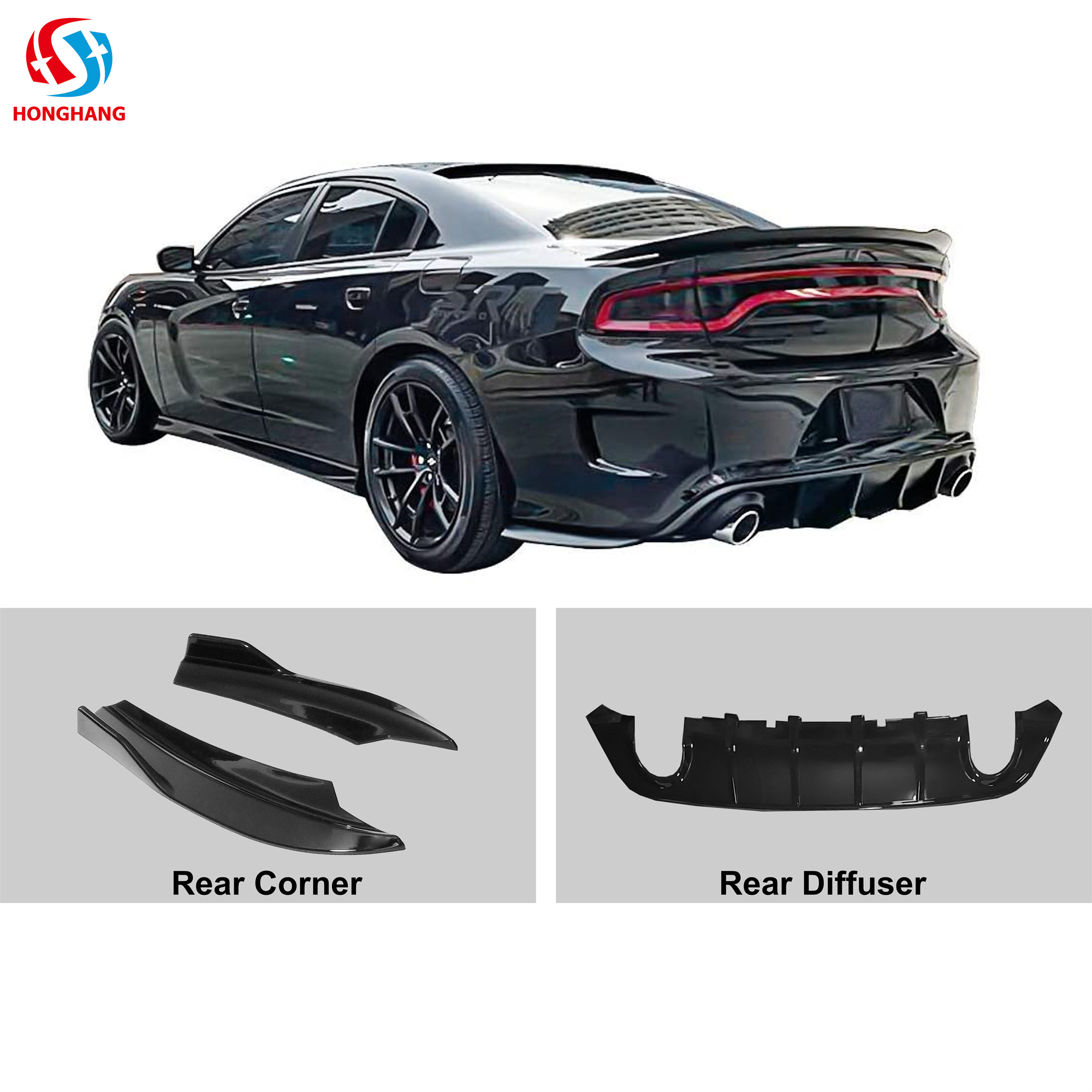 Dodge Charger Hellcat Wide Body Kit 2015 2016 2017 2018 2019 2020 2021 2022