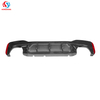 Gloss Black+water Transfer Printing M5 Style Rear Bumper Diffuser for Bmw 5 Series G30 