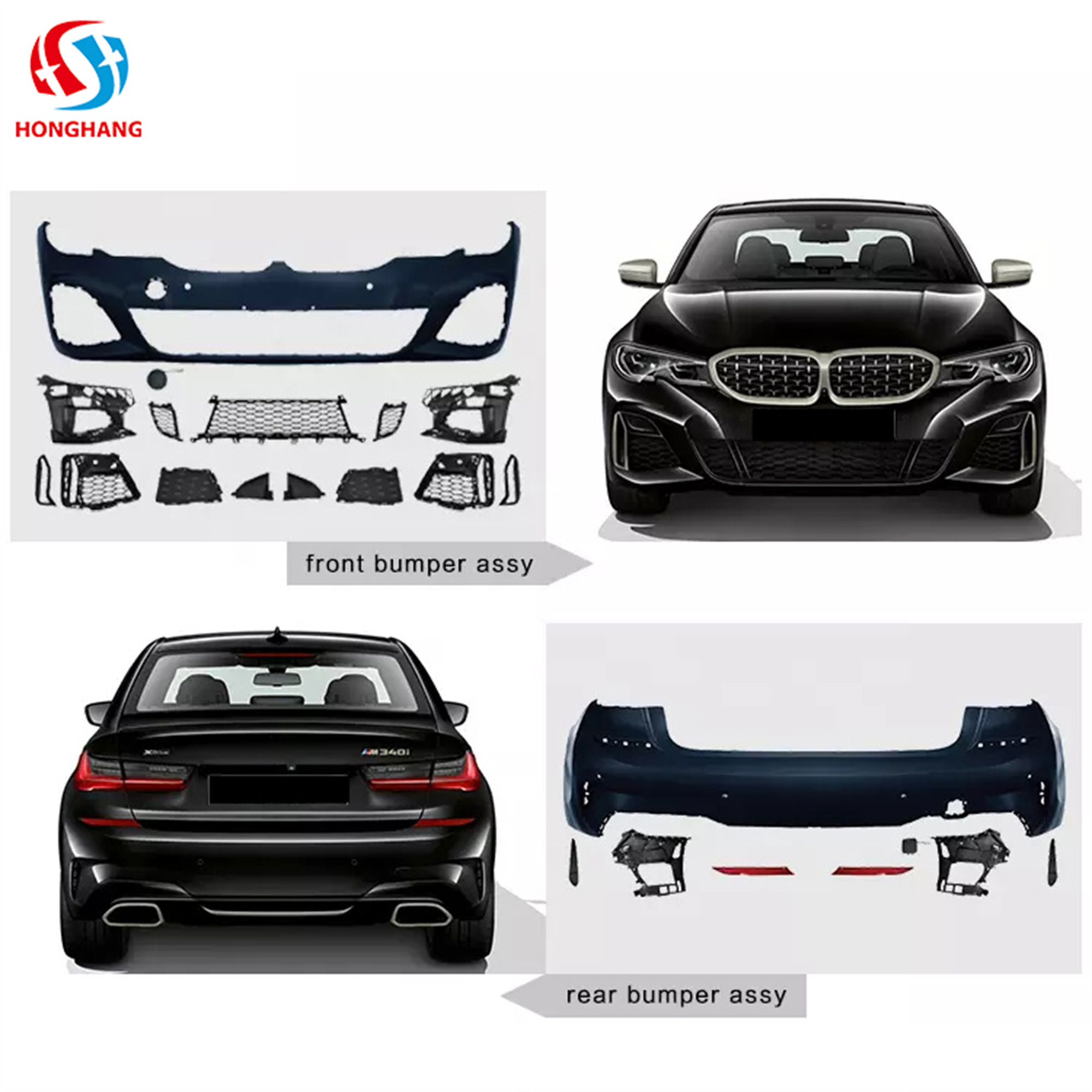 M-tech Style Body Kit for Bmw 3 Series G20 2019-2021 