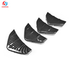 Universal Type D 4pcs/set Rear Diffuser Rear Bumper Lip For All Cars Benz BMW Audi Honda