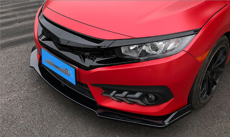 3-stages Type A Universal Front Bumper Lip For All Cars 