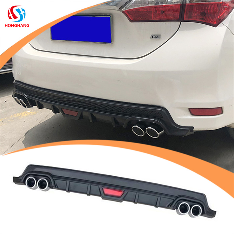 Rear Bumper Lip Diffuser for Toyota Corolla hatchback 2014-2018