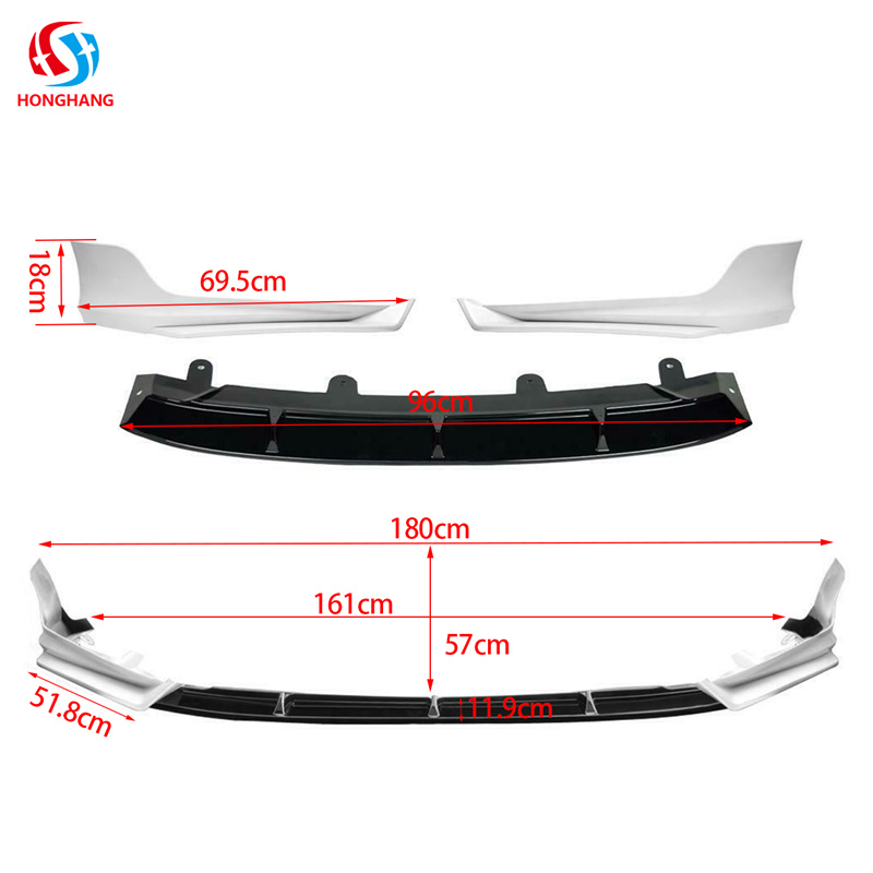 Honda Accord Front Bumper Lip Splitter 2018 2019 2020 2021