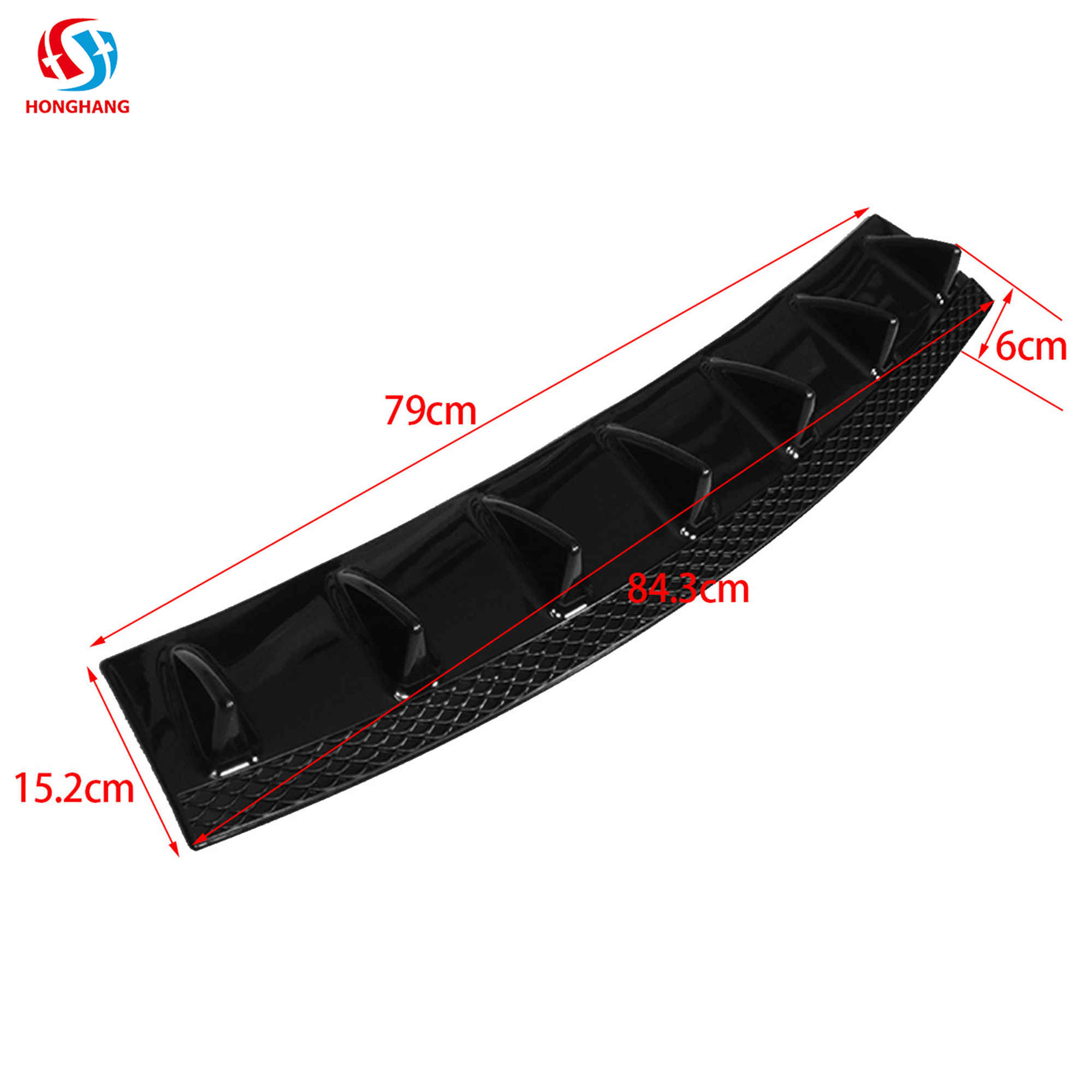 Universal Type A Rear Diffuser Rear Bumper Lip For All Cars 